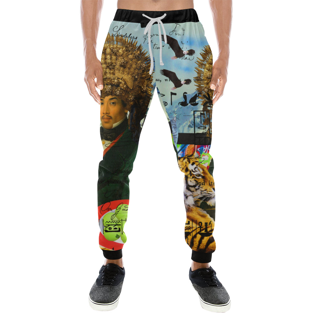 THE EMPEROR OF SNOWY MOUNTAIN III Men's All Over Print Sweatpants