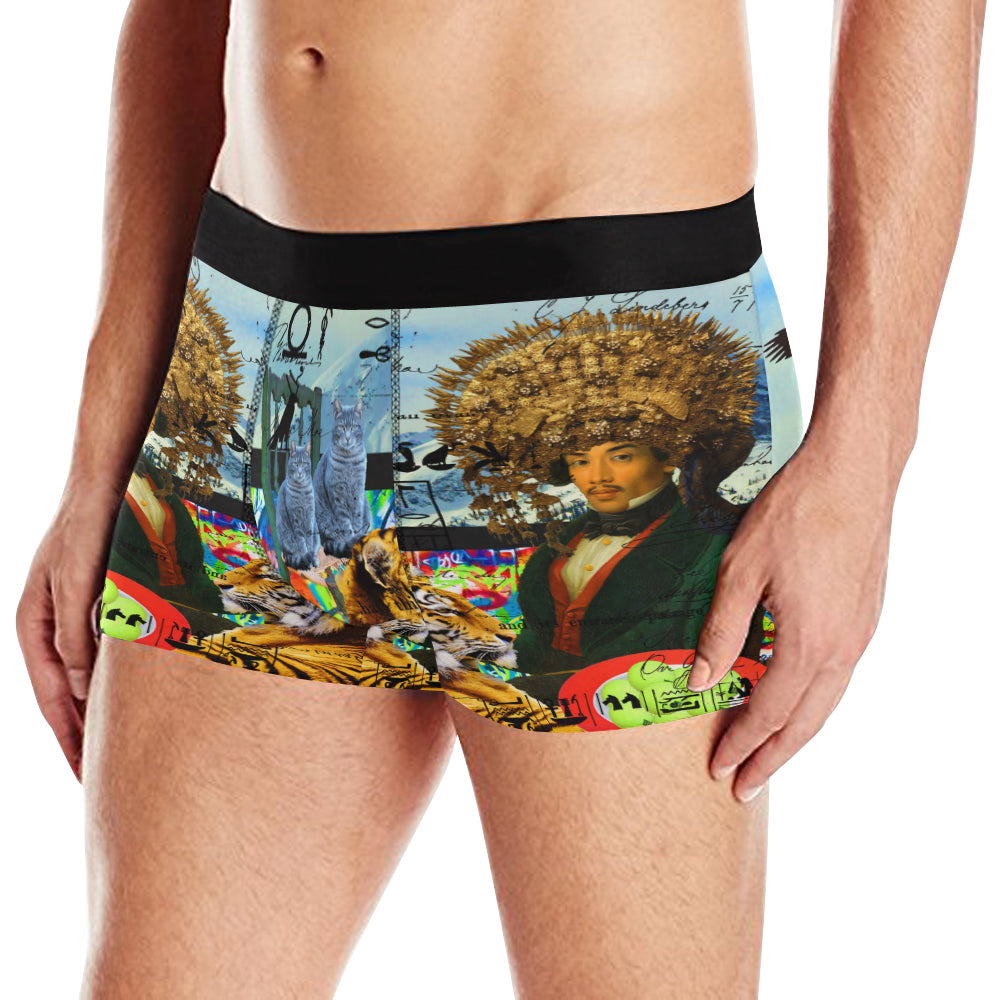 THE EMPEROR OF SNOWY MOUNTAIN III Men's All Over Print Boxer Briefs